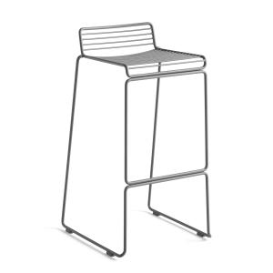 HAY - Hee Tabouret de bar high, asphalt grey