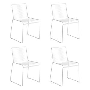 HAY - Hee Dining Chair, blanc (set de 4)