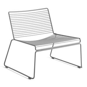 HAY - Hee Lounge Chair , gris asphalte
