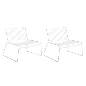 HAY - Hee Lounge Chair , blanc (set de 2)