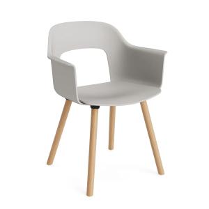 HAY - Layout 211 Chaise avec accoudoirs, chêne / sky grey (…