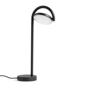 HAY - Lampe de table LED Marselis, noir de sécurité (RAL 90…