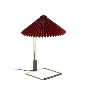 HAY - Matin LED Lampe de table S, rouge oxyde