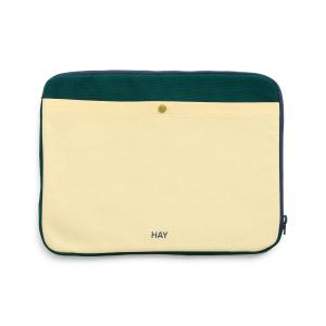 HAY - Multi Laptop Cover, 34,5 x 26 cm, jaune pâle / multi