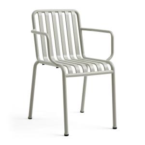HAY - Palissade Chaise avec accoudoirs, gris clair