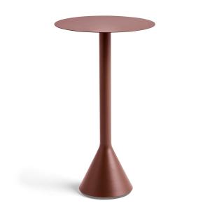 HAY - Palissade Cone Table haute, Ø 60 x H 105 cm, iron red