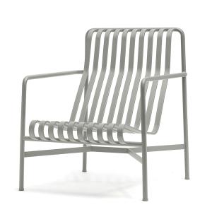 HAY - Palissade Lounge Chair High , gris clair