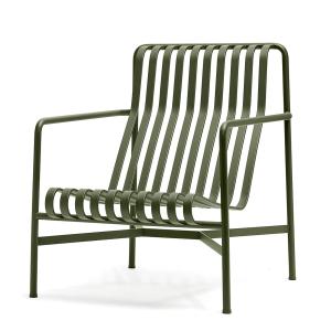 HAY - Palissade Lounge Chair High , olive