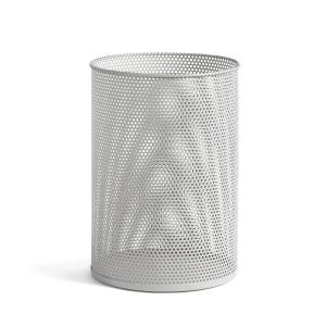 Foin - Perforated Bin L, Ø 30,5 x H 44 cm, gris clair