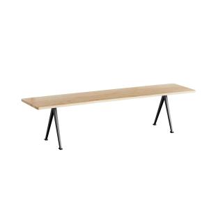 HAY - Banc Pyramid, chêne / noir, 190 cm