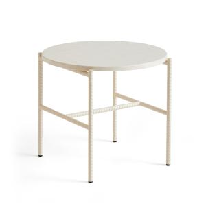 HAY - Rebar Table d'appoint Ø 45 x H 40,5 cm, marbre beige…