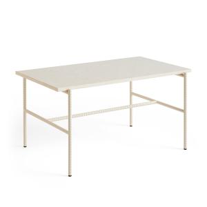 HAY - Rebar Table d'appoint rectangulaire, marbre beige / a…