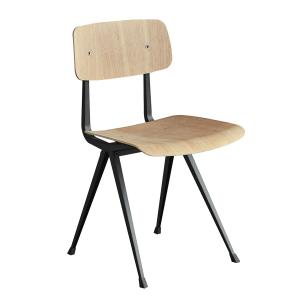 HAY - Result Chaise, chêne mat / noir