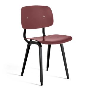 HAY - Chaise Revolt 3.0, noir / plum red