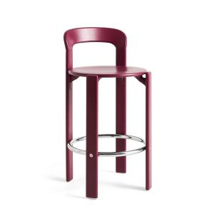 HAY - Rey Tabouret de bar, 65 cm, grape red (patins standar…