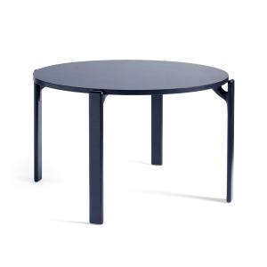 HAY - Rey Table de salle à manger, Ø 128,5 cm, deep blue /…