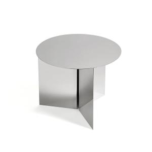 HAY - Slit Table Round Ø 45 x H 3 5. 5 cm, poli miroir