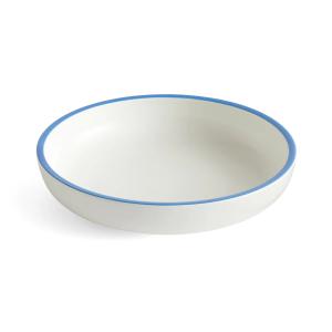 HAY - Sobremesa Bol de service, large, blanc / bleu