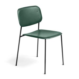 HAY - Soft Edge 45 Chaise, hunter vert / noir