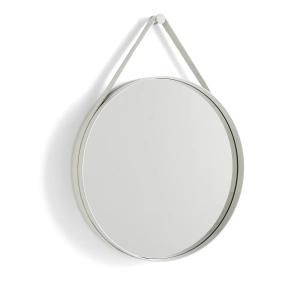 HAY - Strap Mirror No. 2, Ø 50 cm, gris clair