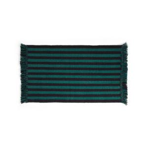 HAY - Stripes and Stripes Wool Tapis, 95 x 52 cm, vert