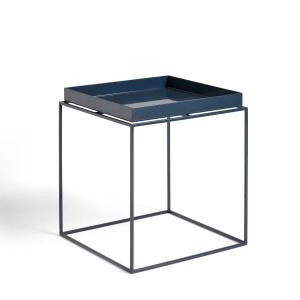 HAY - Tray Table 40 x 40 cm, bleu foncé brillant