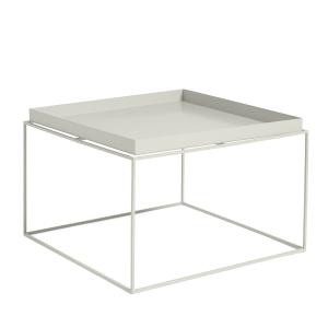 HAY - Table carré Tray, 60 x 60 cm, gris