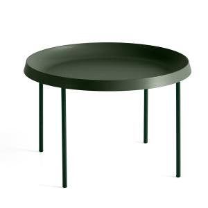 HAY - Table d'appoint Tulou, Ø 55 x H 35 cm, vert mat / ver…