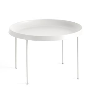HAY - Table d'appoint Tulou, Ø 55 x H 35 cm, blanc cassé