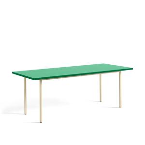 HAY - Two-Colour Table à manger, 200 x 90 cm, menthe / ivoi…