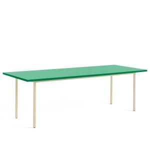 HAY - Two-Colour Table à manger, 240 x 90 cm, menthe / ivoi…