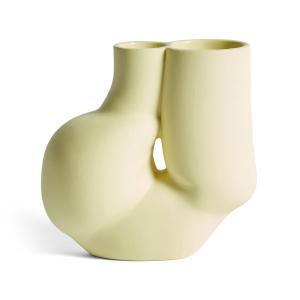 HAY - Vase chubby w & s, jaune tendre
