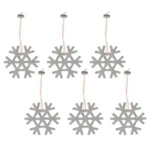 HEY-SIGN - Pendentif Cristal de neige, gris clair chiné (lo…