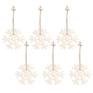 HEY-SIGN - Pendentif Cristal de neige, blanc laineux (lot d…