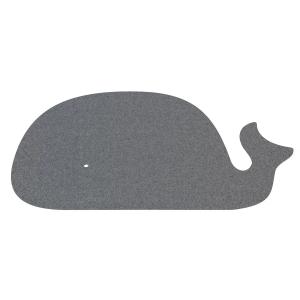 Hey Sign - Tapis Enfant Baleine, 82 x 120 cm, 5 mm, Anthrac…