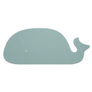 Hey Sign - Tapis Enfant Baleine, 82 x 120 cm, 5 mm, Aqua 50