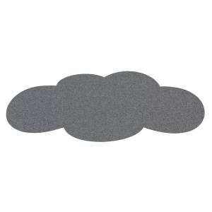 Hey Sign - Tapis Enfant Nuage, 69 x 120 cm, 5 mm, Anthracit…