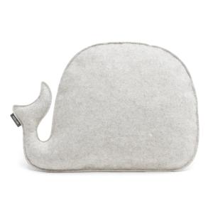 Hey Sign - Coussin baleine 45 x 30,7 cm, marble