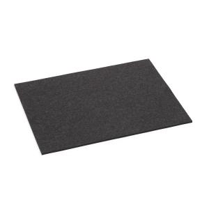 Hey Sign - Set de table rectangulaire, 5 mm, graphite