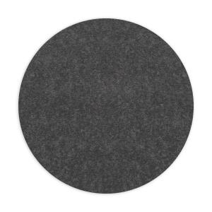 Hey Sign - Dessous de verre rond, 5 mm, Ø 25 cm, graphite