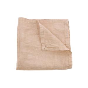 HKliving - serviettes en lin, 45 x 45 cm (lot de 2), saumon