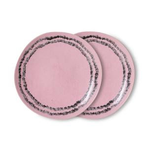 HKLiving - 70's Assiette, Ø 22 cm, bubble (set de 2)
