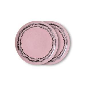 HKLiving - 70's Assiette, Ø 17,5 cm, bubble (set de 2)