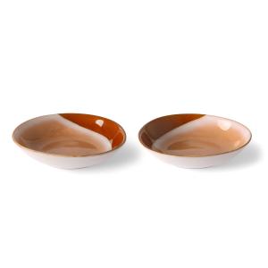 HKliving - 70's Bols Curry (2-pcs.), 21,7 x 21 cm, multicol…