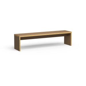 HKliving - Banc, 180 cm, marron