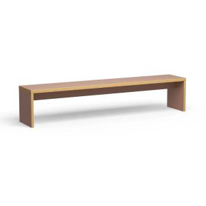 HKliving - Banc, 220 cm, clay