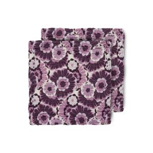 HKliving - Serviettes de table en coton, 30 x 30 cm, floral…