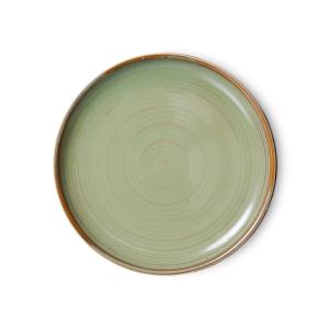HKliving - Chef Ceramics Assiette, Ø 20 cm, moss green