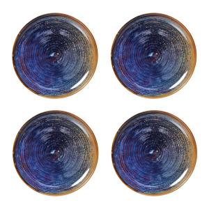 HKliving - Chef Ceramics Assiette, Ø 20 cm, rustic blue (se…