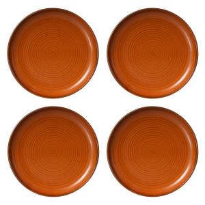 HKliving - Chef Ceramics Assiette, Ø 26 cm, burned orange (…